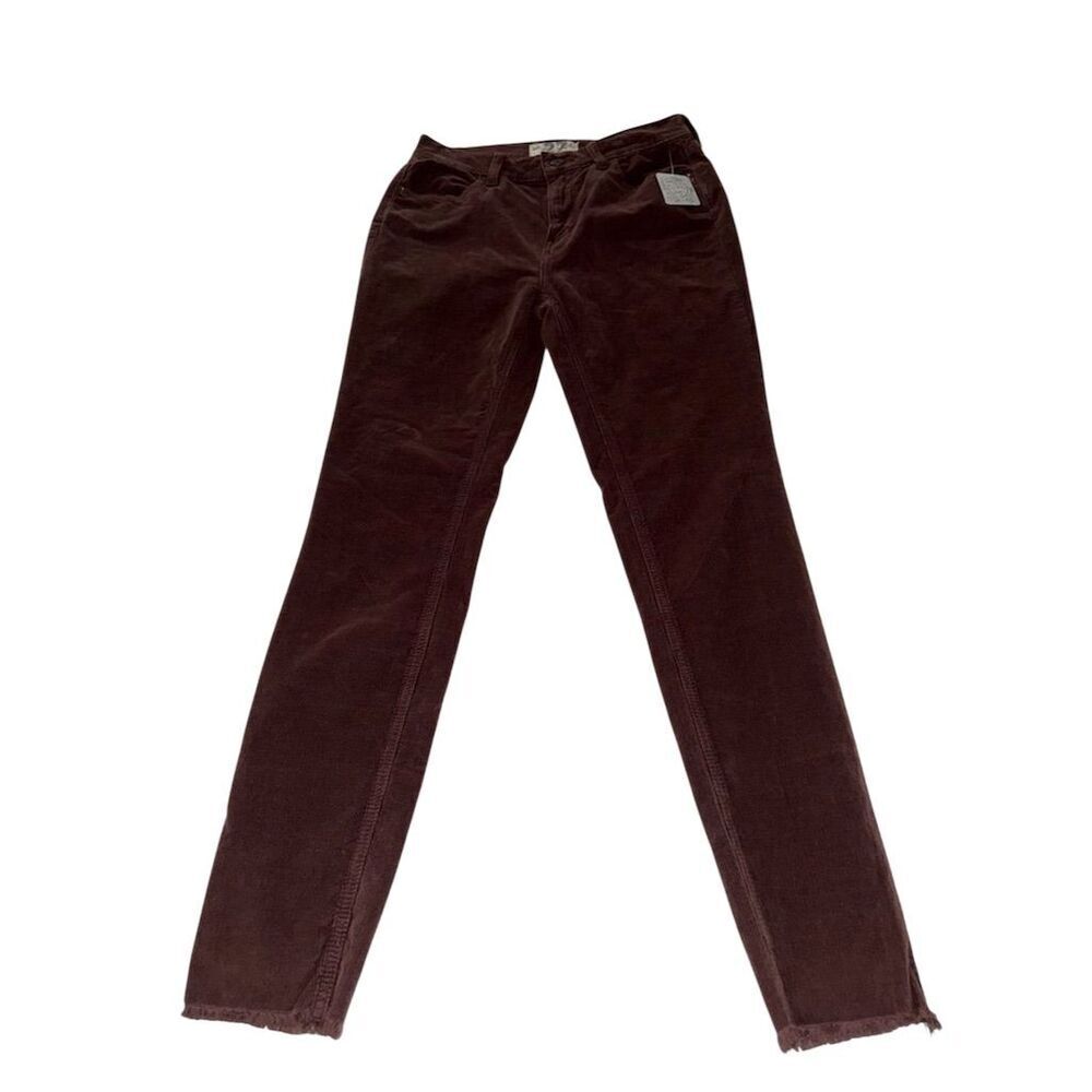Free People We The Free Corduroy Cropped Pants Brown Size 4 / 27 - Picture 2 of 6